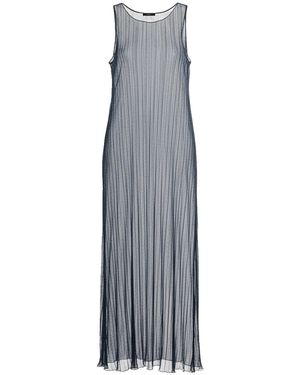 By Noa Rawitz Urania Plissé Sleeveless Maxi Dress - Gray