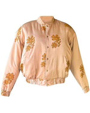 Transcend Sana Bomber Jacket - Metallic