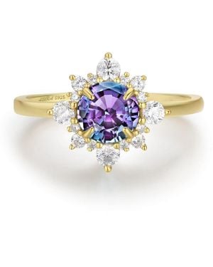Azura Jewelry New York Desert Blossom Alexandrite Ring Solid - White