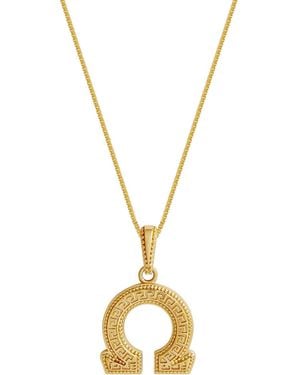 Karma and Luck Infinite Balance Omega Necklace - Metallic