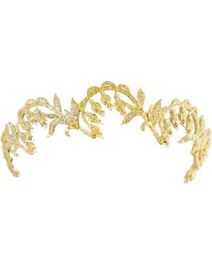 Stephanie Browne Australia Lily Of The Valley Diademe - Metallic