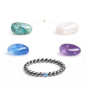 Mineralgems•Studio Sagittarius Zodiac Crystal Box - Blue