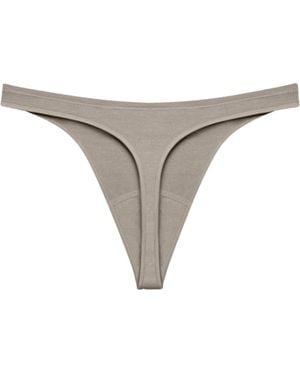 Zd - Zero Defects Neutrals Thong – Softness, Comfort & Breathability - Grey