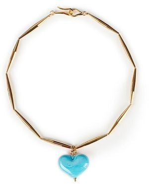 Tohum Design Cuore Necklace – - Blue