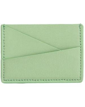 Allégorie Apple Leather Puzzle Cardholder - Green