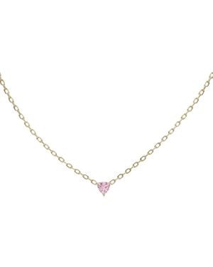 BLOOMTINE | Earth Angel HQ Illuminess Vermeil Trillion Necklace - Metallic