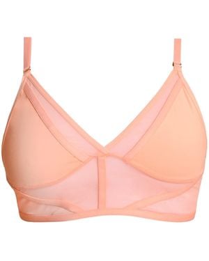 Zelf Intimates Aura Triangle Peach Bralette - Pink