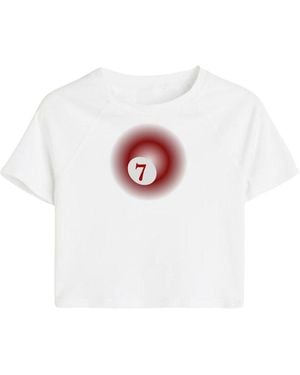 Aura & Co Aura Ball Baby Tee - White