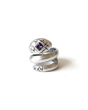 By Virgo Nyxen Ring - Metallic