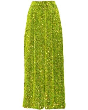 Ofuure Liza Sequin Pants - Green