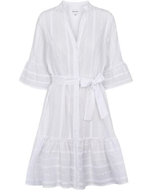 American Dreams Mona Cotton Dress - White