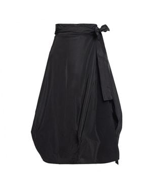 Bianca Popp Wrapped Skirt - Black