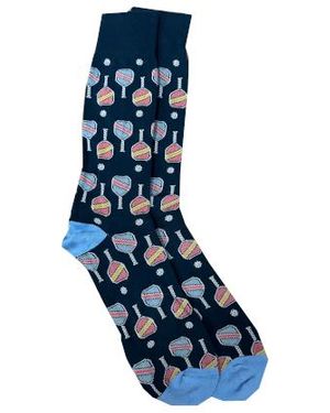 Lazyjack Press Just Dink It Socks - Blue