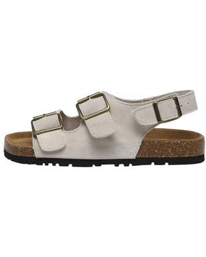 EverAu Australia Flame Leather Sandals - White