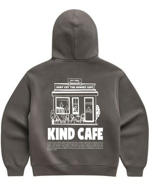 Dont Eat the Homies Deth Cafe Hoodie - Grey
