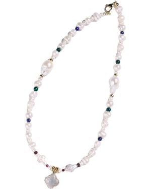Urbane Jewelry Studio Eloquence Pearl Necklace - White