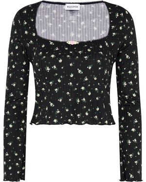 Wild Lovers Macy Lounge Top - Black