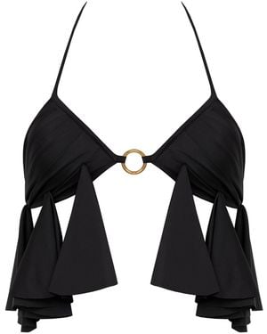 ANTONINIAS Aurelia Bikini Bra In Black