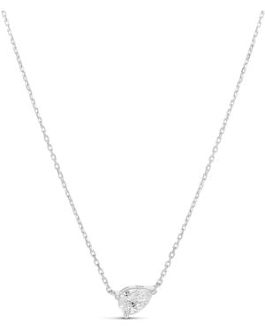 SHYMI Side Pear Pendant Necklace - Metallic