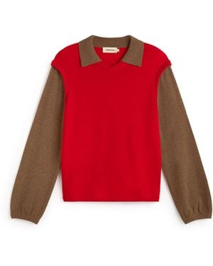 Thinking Mu Khalida Multicolored Merino Wool Sweater