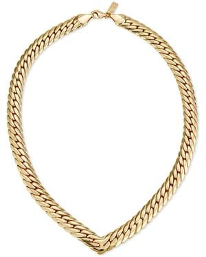 Glamrocks Jewelry Chevron Statement Collar - Metallic
