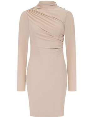 Celestine & Mae Neutrals Eustoma Mini Dress - Natural