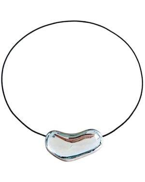 London Atelier Byproduct Bean Geometric Pendant Necklace - Metallic
