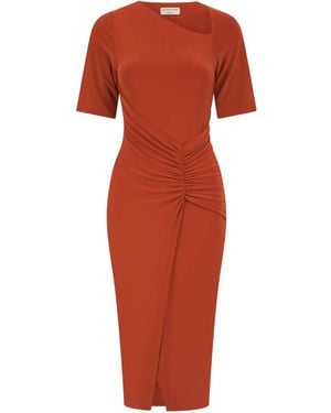 Celestine & Mae Latica Midi Dress - Red