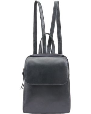 Lloyd Baker Farit Leather Backpack - Black