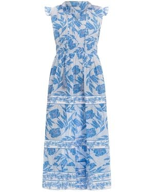 Bindu Anais Maxi Dress - Blue