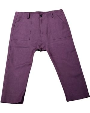 Lindsay Nicholas New York Maverick Drop Crotch Pant - Purple