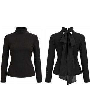 The Ethos Studio Boulevard Turtleneck - Black