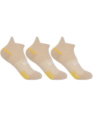 Peper Harow - Made in England Neutrals Aero Luxury Gym Socks Three Pair Bundle - White