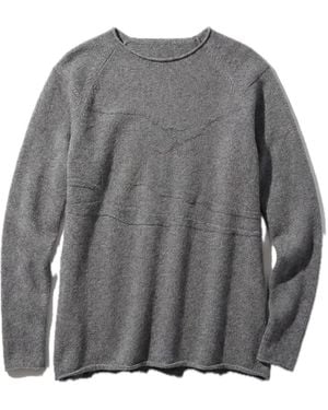 Reet Aus Seamless Jumper From Recycled Wool - Grey