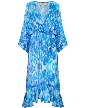 Sophia Alexia Sea Dream Mozambique Midaxi Dress - Blue