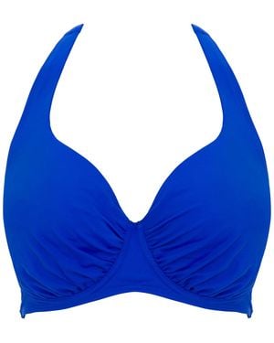 Core Swim Dd+ Halter Bikini Top - Blue