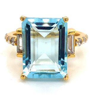 GEM BAZAAR Star Struck Ring - Blue