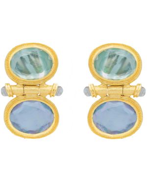 Marcia Moran Bastille Earrings - Blue