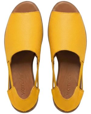 Womads Sunshine Peep Toes - Yellow