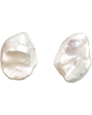 Marquise Swim Earrings - White