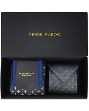 Peper Harow - Made in England Tie Gift Box - Blue