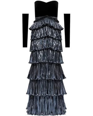 Nur Karaata Sapphire Versailles Gown - Black