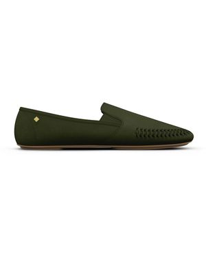 Rivieras Jazz Suede Slip-On Moccasin - Green