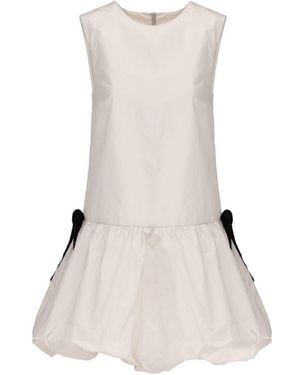 Georgette Coco Mini Dress - Natural