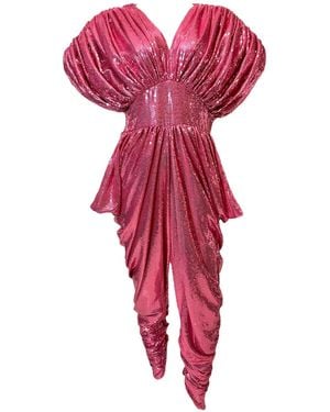 Julia Clancey ' / Zowie Sequin Jumpsuit - Purple