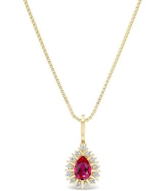 Talismania Jewelry Wildfire Pendant Necklace - Metallic