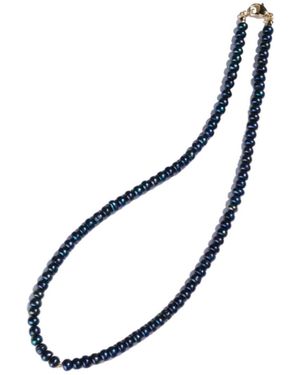 Urbane Jewelry Studio Willow Pearl Necklace - Black