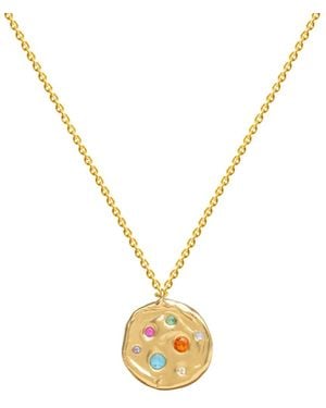 Lavani Jewels Goldplated & Multicoloured Sadie Necklace - Metallic