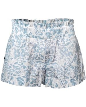 Loreen Label Mila Floral Shorts - Blue