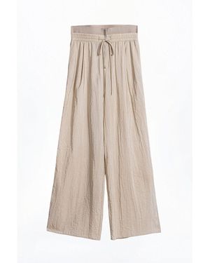 Nocturne Neutrals Drawstring-Waist Relaxed Pants - Natural